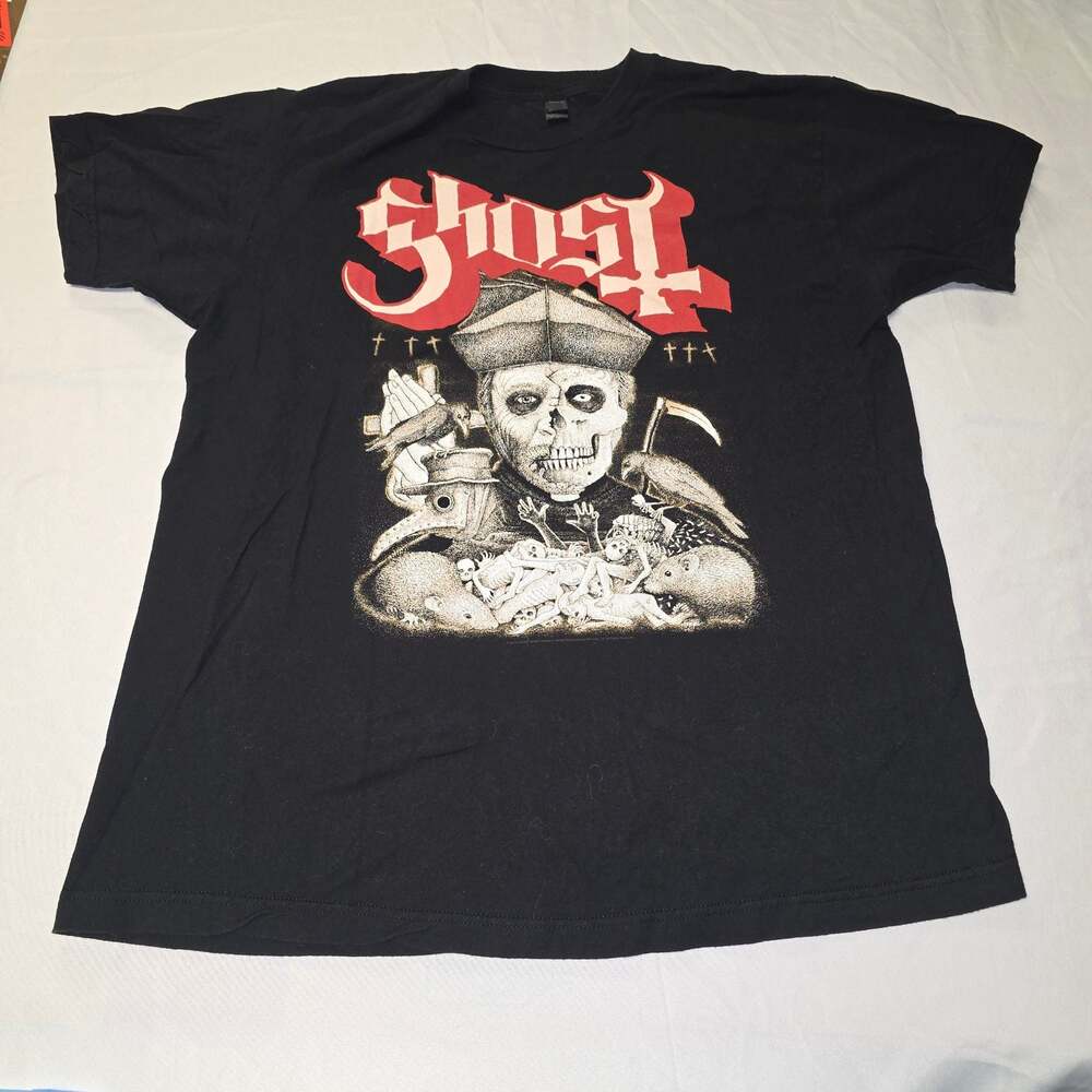 Ghost Rock Band Cardinal Copia Graphic T-Shirt XL